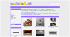 Desktop Screenshot of meinteil.ch